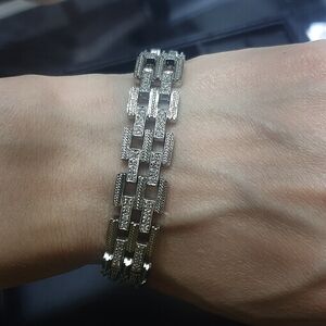 14k white gold bracelet